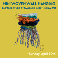 Image 1 of Climate Month Workshop: Nature-Inspired Woven Wall Art