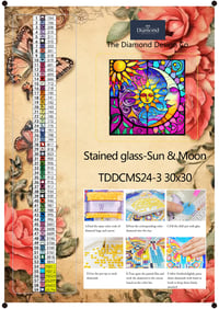 Image 5 of Stained Glass Mini Diamond Painting Kit by StainedGlassPNGShop