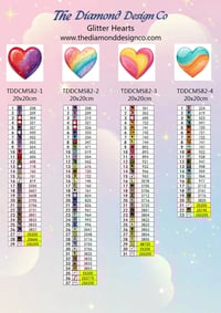 Image 5 of Glitter Hearts Mini Diamond Painting Kit by Creative Gems