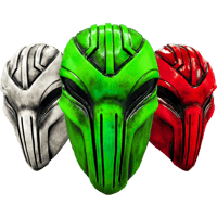 Image 1 of Neon Sermon "Overlord" Mask