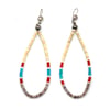 Heishi Jacla Earrings (Desert Colors)