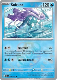 Suicune (Master Ball Pattern) - SV: Prismatic Evolutions - Near Mint