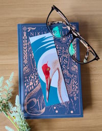 Crane Bookmark, Bookmark, Accessories, Book Lover