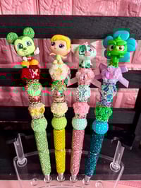 Image 1 of 🌸Disney Doorables In Full Bloom Luxury Beaded Bling pens 