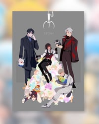 LADS "Gacha Machine" Postcard