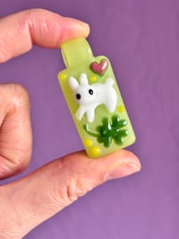 Image 1 of St Patty’s Day Bunny Tile 