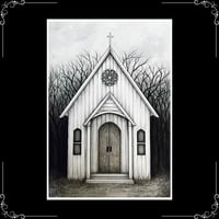 Image 1 of 'Little Church' Print
