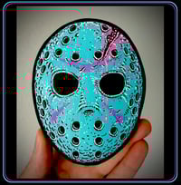 Image 4 of Friday the 13th - Jason/Retro Jason Hand painted wood cut
