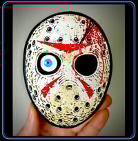 Image 5 of Friday the 13th - Jason/Retro Jason Hand painted wood cut