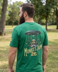 Image 2 of Monkey Jam 26 Tee shirt Green