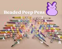 Image 1 of Hanging with my Peeps beaded Pens 
