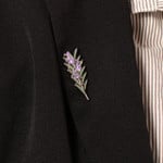 Image 2 of Rosemary Coloured Lapel Pin