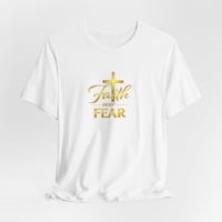 Image 4 of Faith Over Fear Christian T shirt for Women 