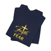 Image 12 of Faith Over Fear Christian T shirt for Women 