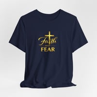 Image 13 of Faith Over Fear Christian T shirt for Women 
