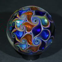 Image 5 of Rainbow Reticello Pinwheel Marble