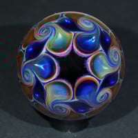 Image 7 of Rainbow Reticello Pinwheel Marble