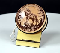 Image 1 of Hard Maple yo-yo, #2026-055