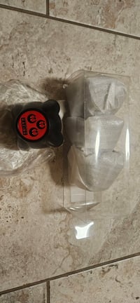 Image 2 of Watanabe RS Wheel center cap set (4) - BLACK
