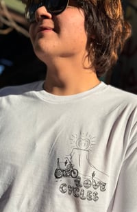 Image 8 of Viva Love Cycles, Cabrones! White Tee