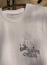 Image 9 of Viva Love Cycles, Cabrones! White Tee