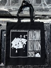 Image 1 of Armageddon Records tote bag (double-sided)