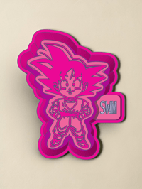 Image 2 of Anime Goku Chibi - Premium Silicone Mold