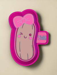 Image 1 of Cute Girly Pickle - Premium Silicone Mold