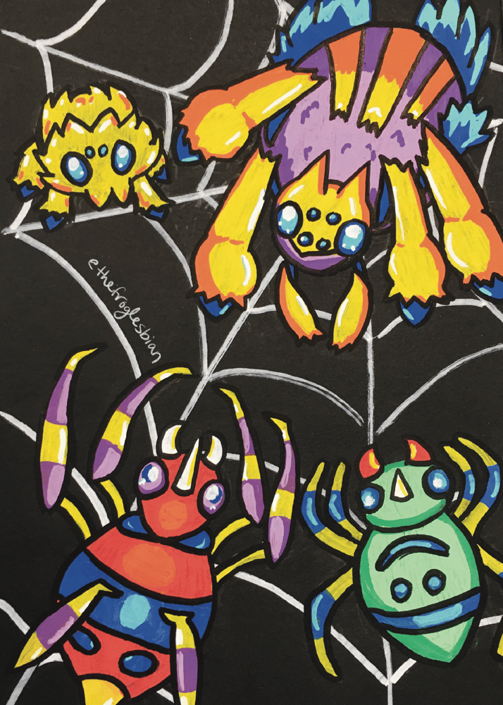 Image of Spider Pokémon Print