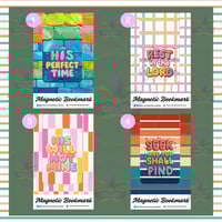 Image 1 of Magnetic Bookmarks Faith Based
