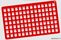 Bunny Stencil for DIY sprinkles