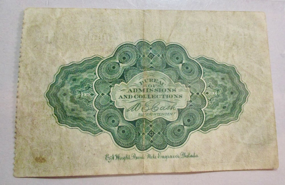 TICKET FOR BUFFALO DAY AT THE 1901 PAN AMERICAN EXPO IN BUFFALO