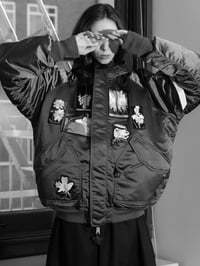 MONOGURUI poncho-oversuit: (ENNUI IS VERY BORING: ENNUI IS VERY EXCITING)