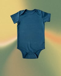 Image 1 of Primary Blue Onesie-12-18m