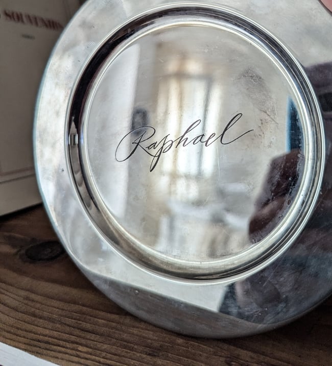 Coupelles gravure Raphael 