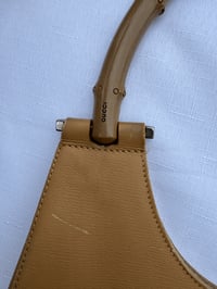 Image 3 of Authentic Vintage Gucci Bamboo Handle Shoulder Bag