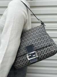 Image 1 of Authentic Fendi Zucchino Mama Baguette