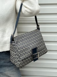 Image 2 of Authentic Fendi Zucchino Mama Baguette