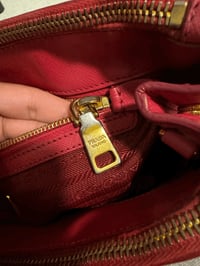 Image 3 of Preloved Authentic Prada Galleria Leather Handbag in Pink