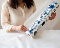 Image 1 of 'Toile du Boys' Wallpaper Roll – Classic Blue – 10m