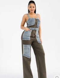Image 2 of Denim Jumpsuit 