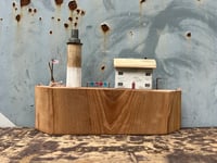 Image 2 of Ship with Lighthouse and House – Driftwood Ships