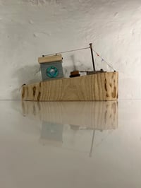 Image 1 of Blue Boat, Driftwood Ships