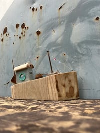 Image 3 of Blue Boat, Driftwood Ships
