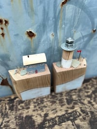 Image 2 of Set of 2 Wooden Christmas Bookends