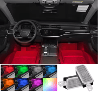 Image 1 of Car Footwell Lamps Touch Sensing for Audi A1 A3 8P A4 B5 B6 Q5 A6 A5