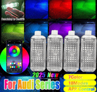 Image 2 of Car Footwell Lamps Touch Sensing for Audi A1 A3 8P A4 B5 B6 Q5 A6 A5