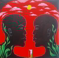 "Untitled" Red Sky, Eye to Eye