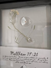 Image 1 of 5x7 Floating Frame w/Mustard Flower
