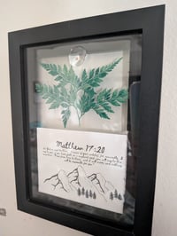 Image 2 of 5x7 Floating Frame w/Fern Leaf